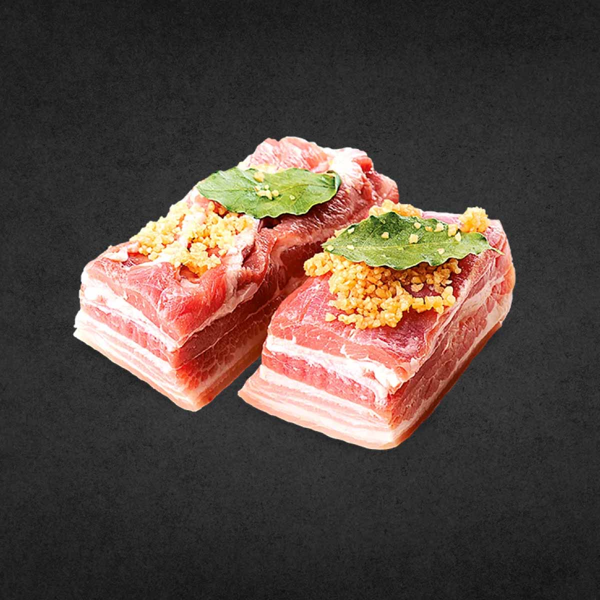 Грудинка Соленая Алтайская с чесноком ТМ Барский продукт