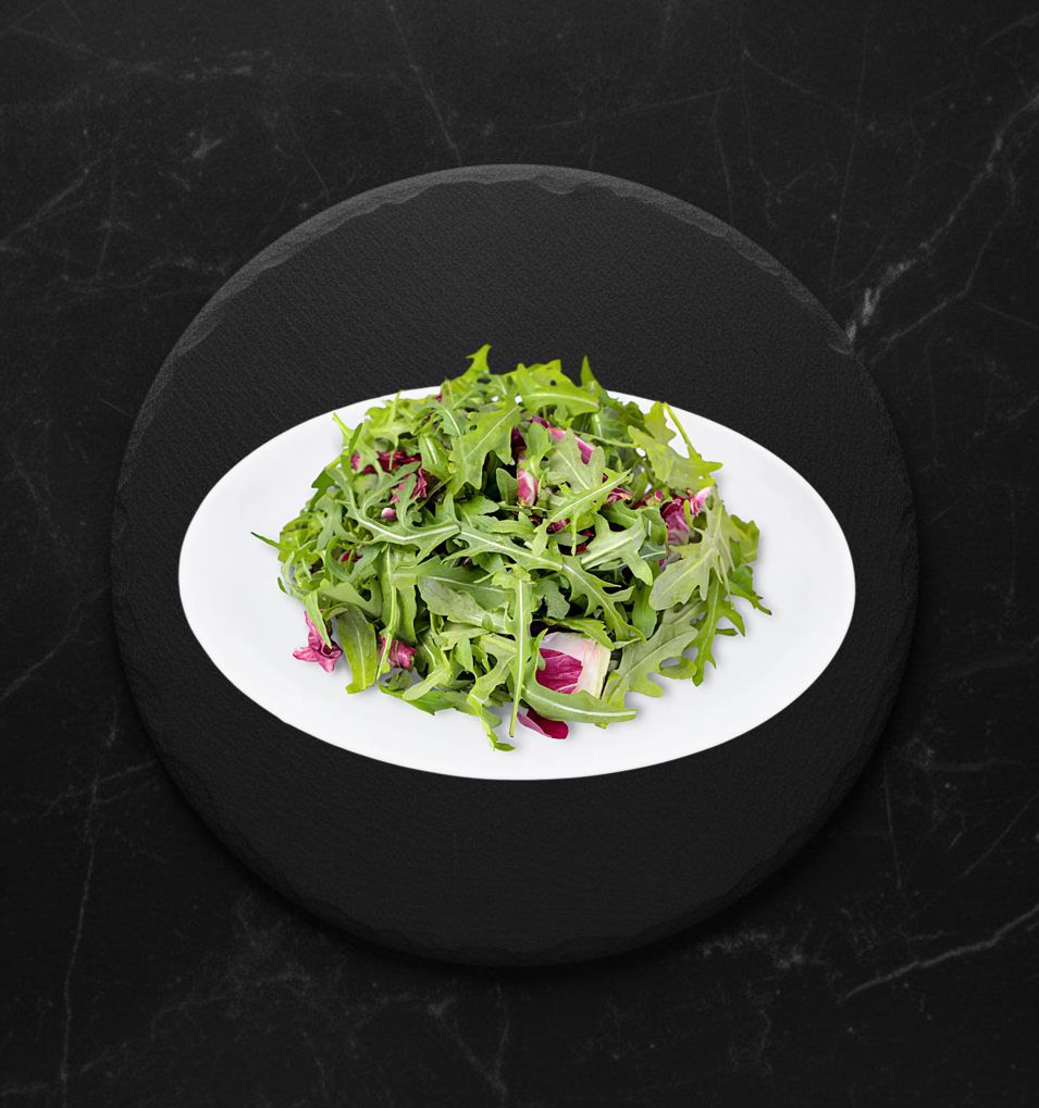 Овощи Салатные свежие "Рукола, Радиччо" 75г