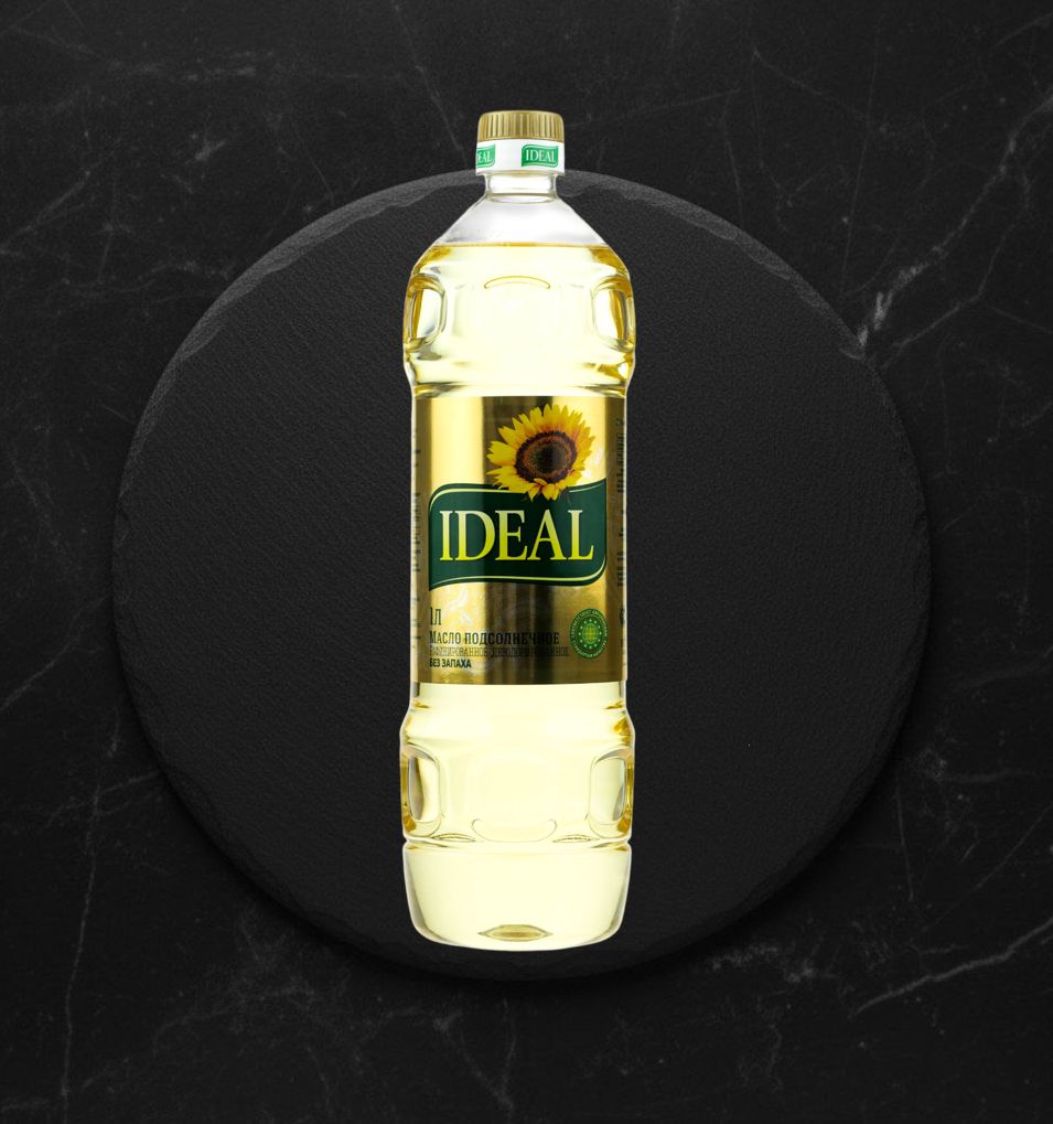 Масло Подсолнечное IDEAL раф/дез. 1л