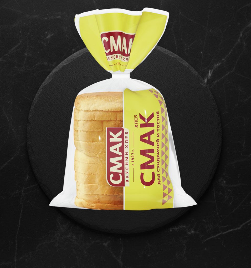 Хлеб Для Тостов Смак, нарезка  0,275кг