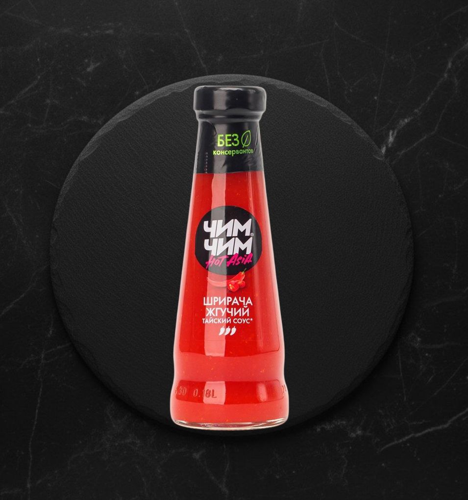 Соус Шрирача Жгучий в стекле 205 гр ЧИМ ЧИМ