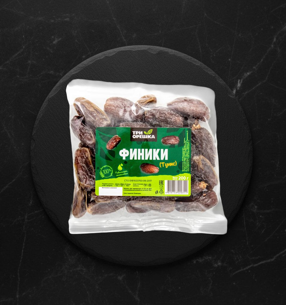 Финики (Тунис) 200г Три Орешка