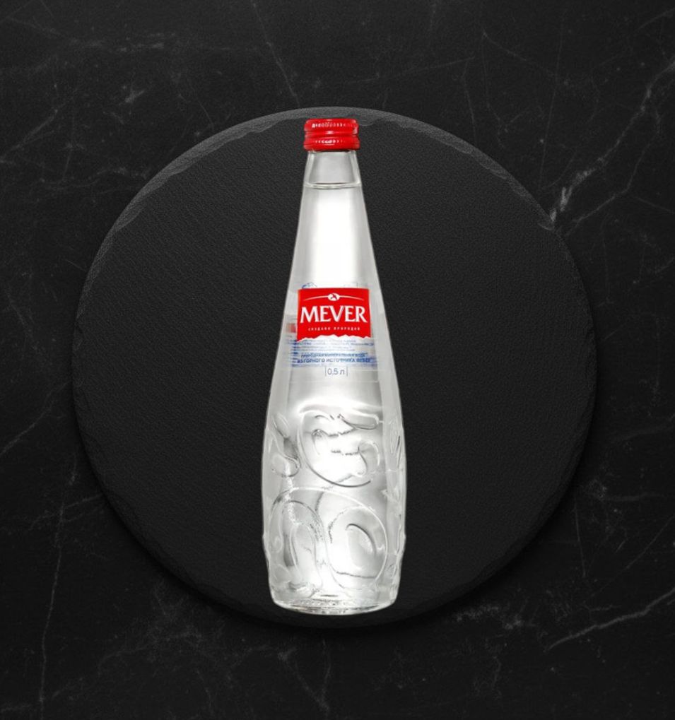 Вода Минеральная MEVER природная столовая негаз 0.5л стекло