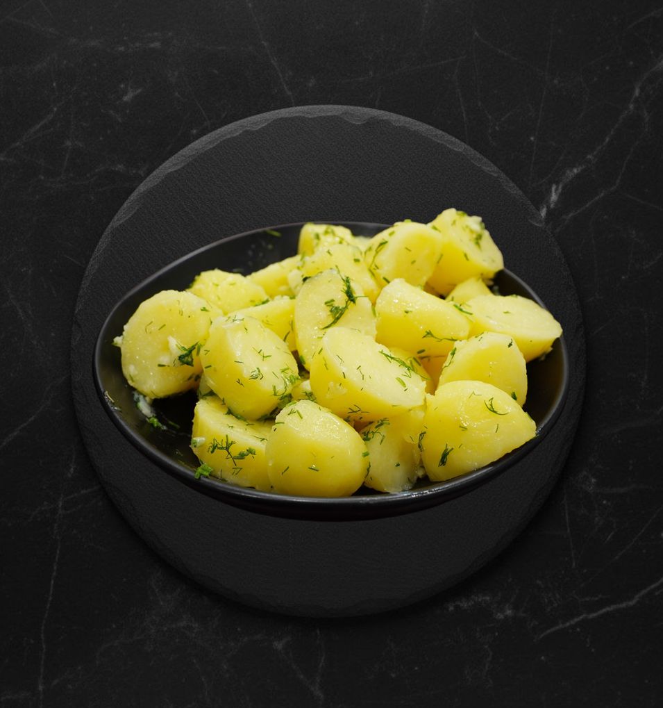 Картофель отварной с Сливочным Маслом и Зеленью