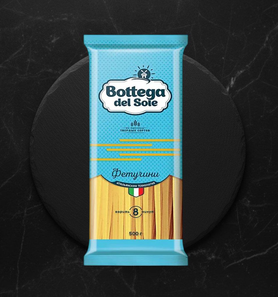 Макароны  Bottega del Sole Фетучини 500г