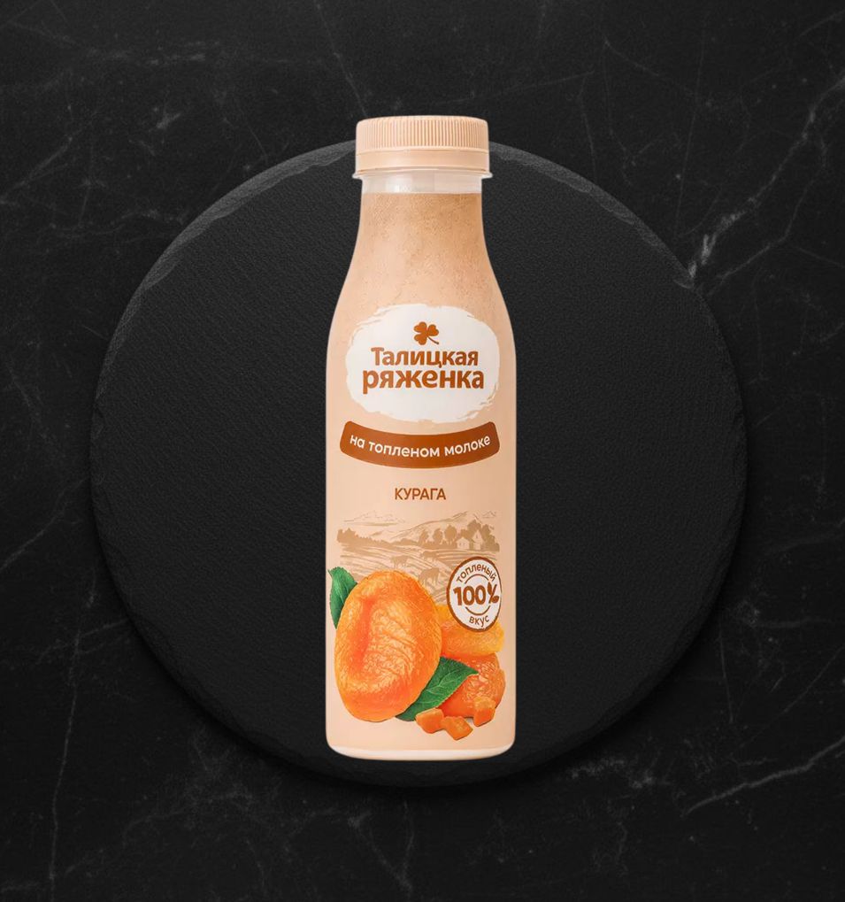 Ряженка Талицкая курага 3% бут 350г