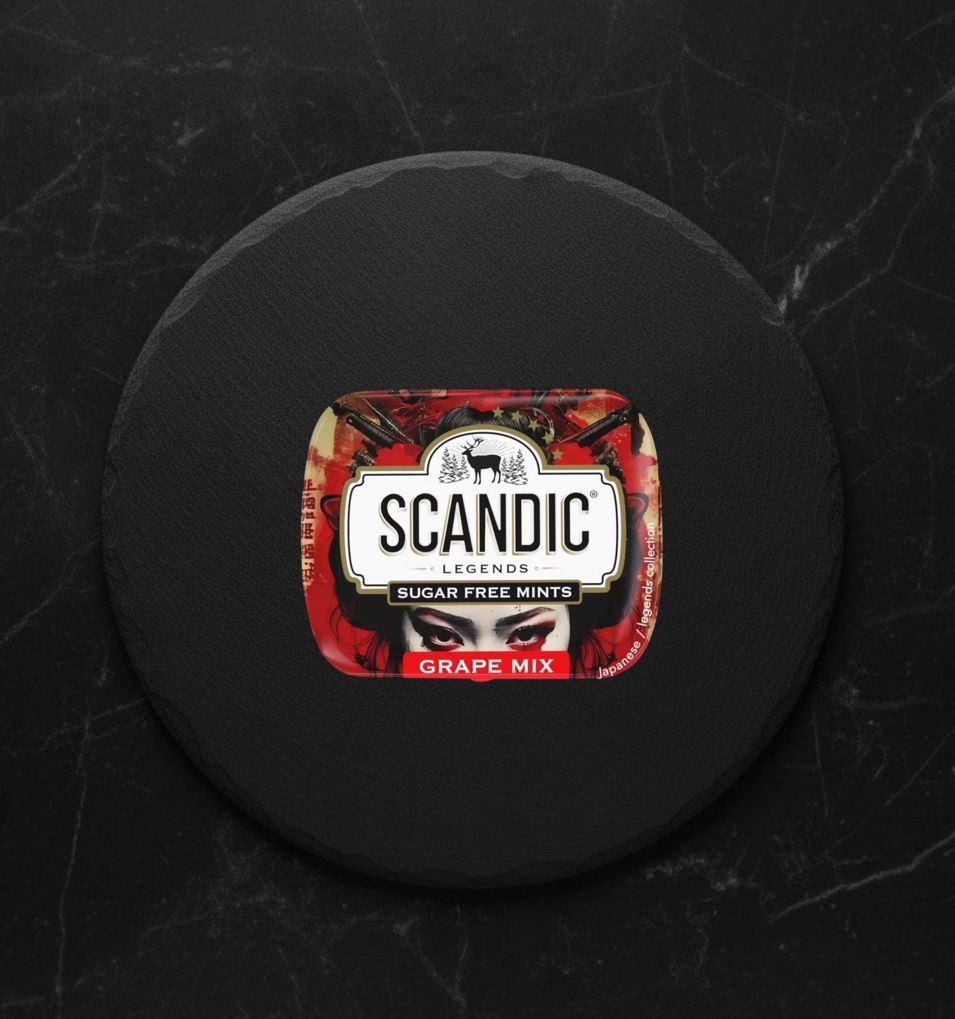 Конфеты Scandic Виноград б/сах 14г