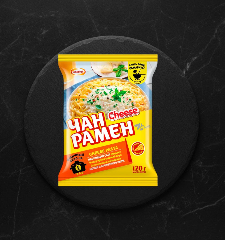 Чан Рамён-лапша Cheese pasta с сыром 120г