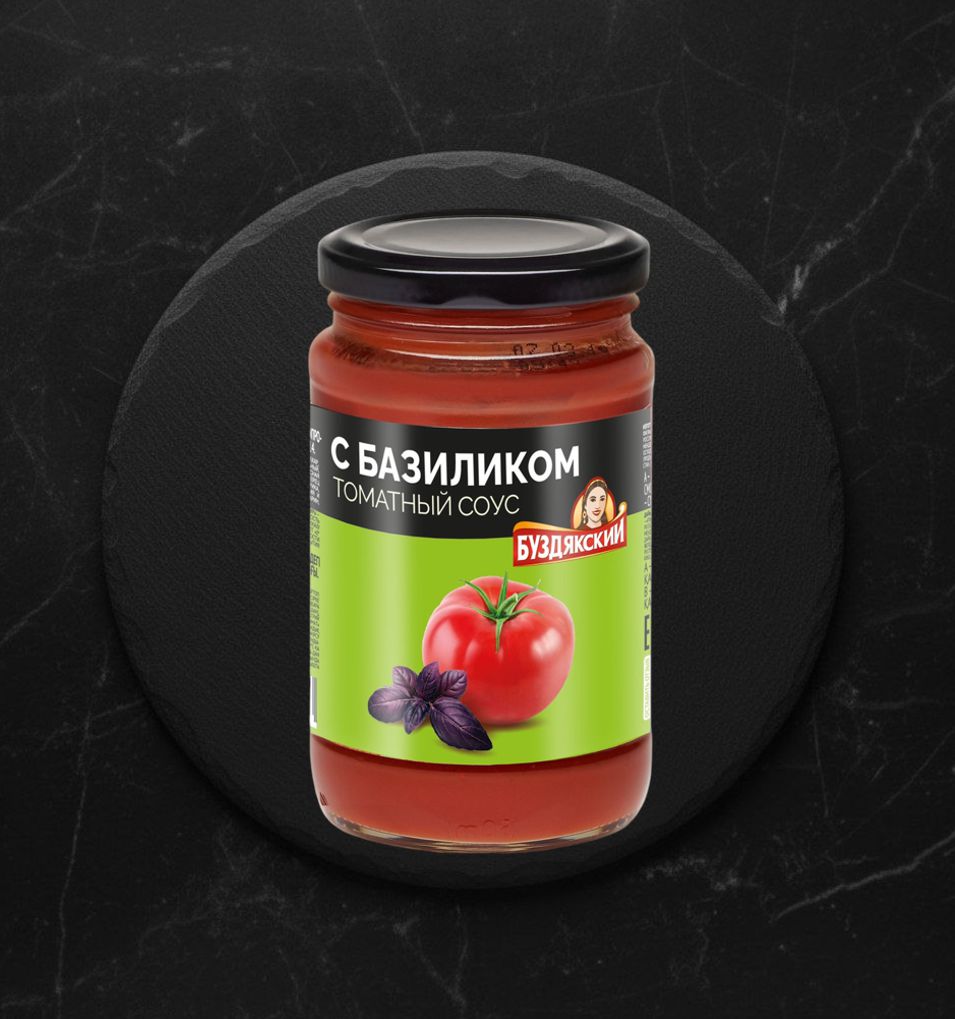 Соус Буздякский Томатный с базиликом 350гр