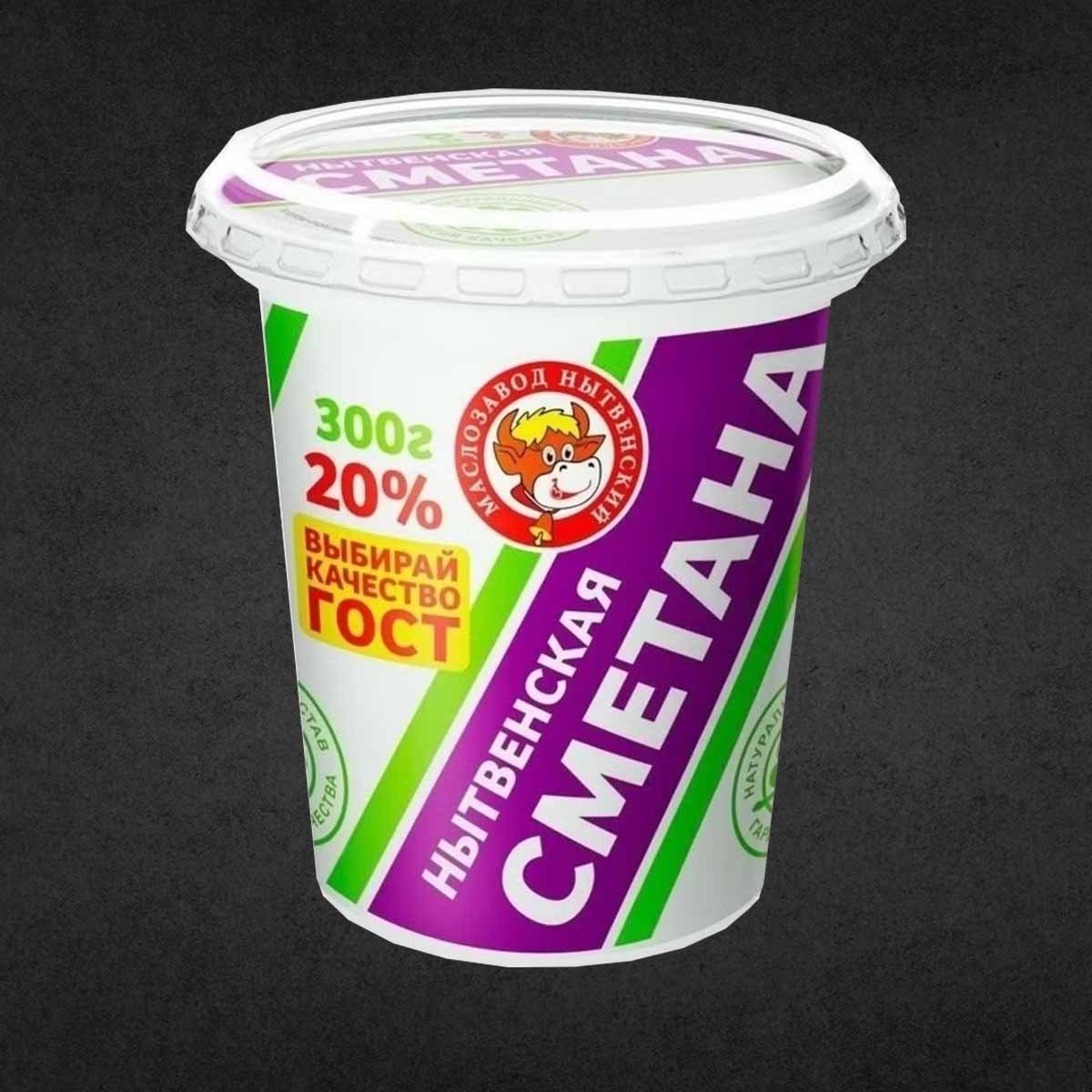 Сметана 20% 0,3 ст Нытва