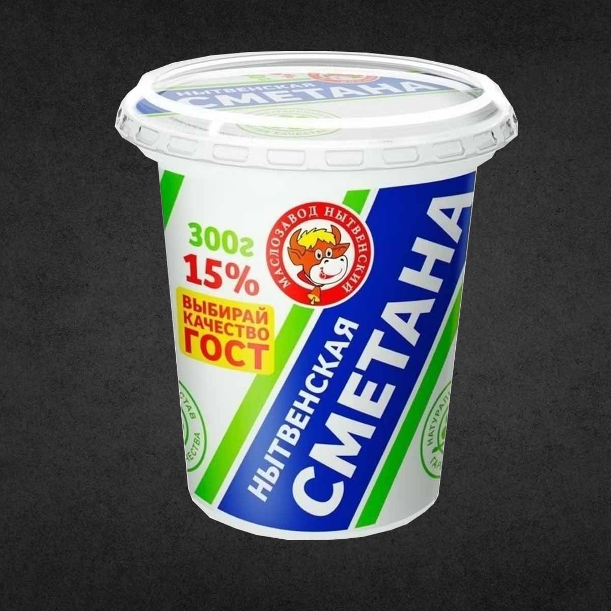 Сметана 15% 0,3 ст Нытва