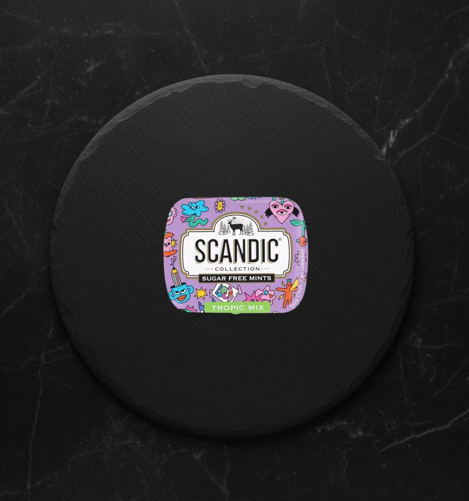 Конфеты Scandic Тропический Микс б/сах 14г