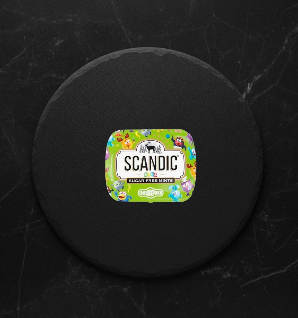 Конфеты Scandic Смешарики Яблоко б/сах 14г