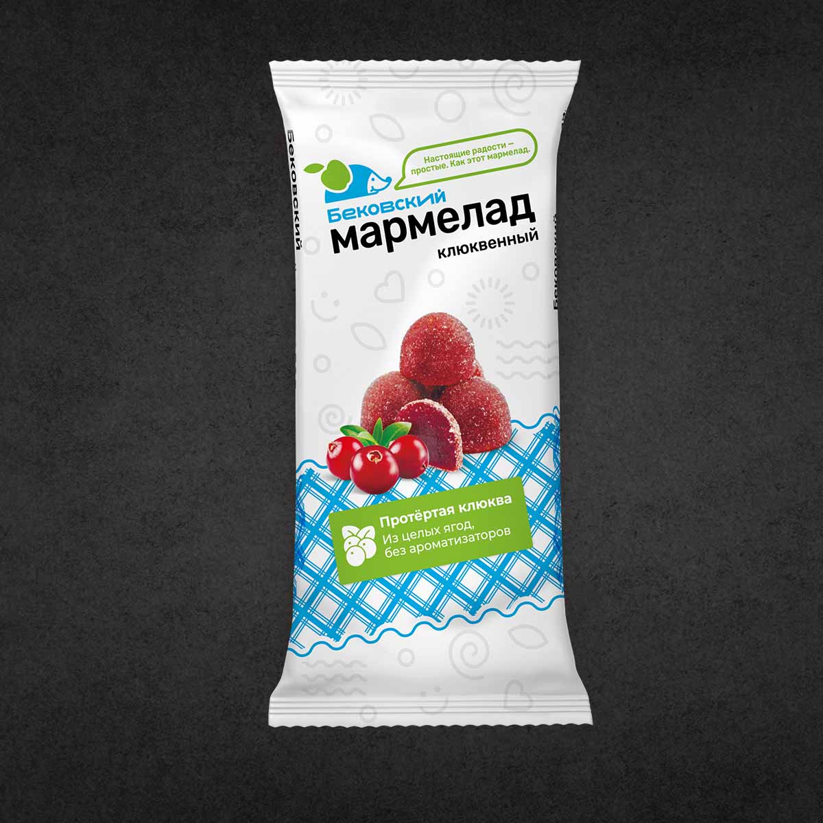 Мармелад Клюквенный 260г Бековский