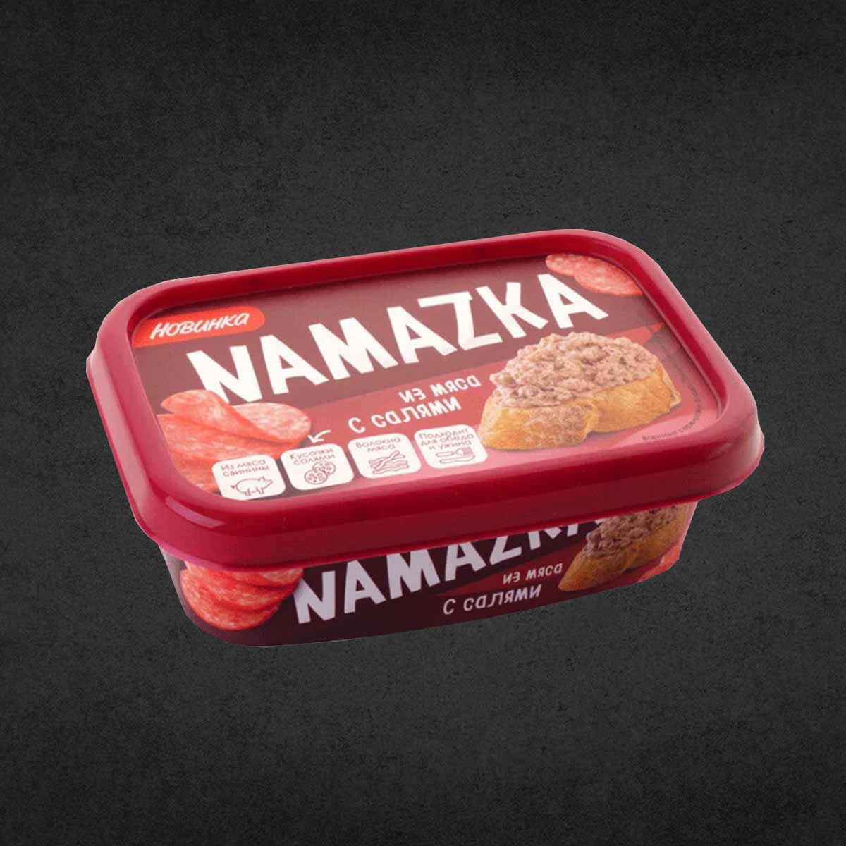 Паштет Мясной Namazka с салями 150г. Брест