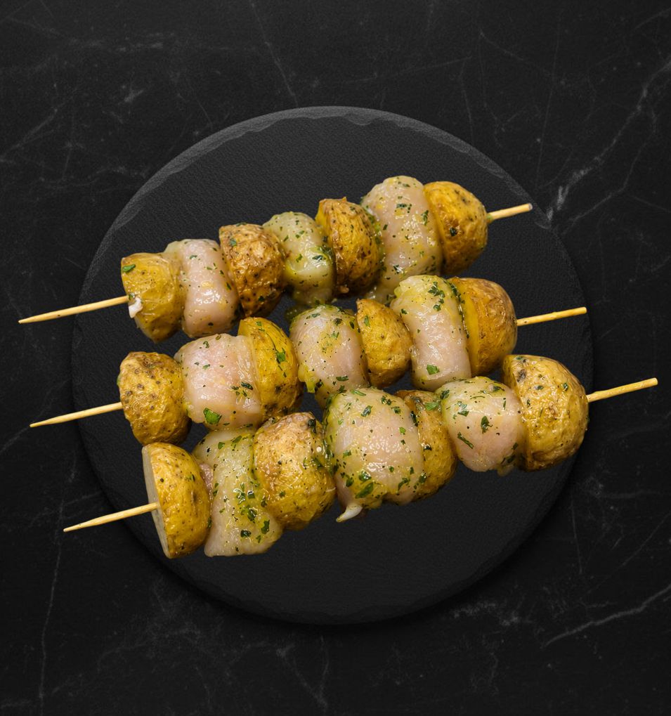 Шашлычок Куриный с Картофелем