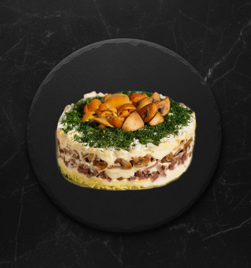 Салат Полянка с Говядиной Мясн.Центр