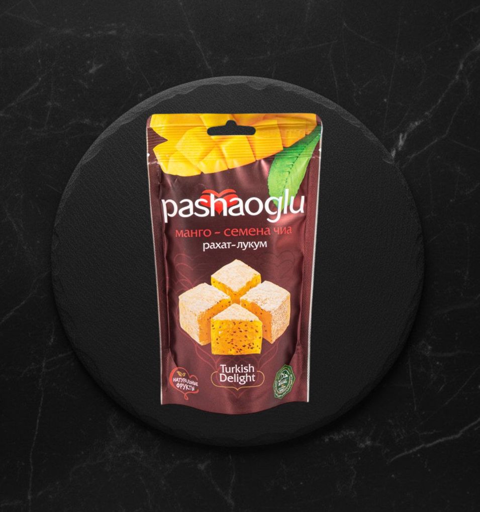 Рахат-Лукум Pashaoglu 150гр Манго- Семена Чиа