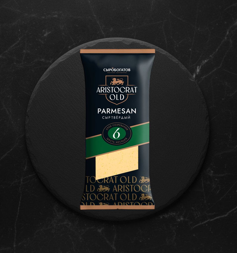 Сыр твердый Aristoсrat Old Пармезан 45% 160г брус/фл