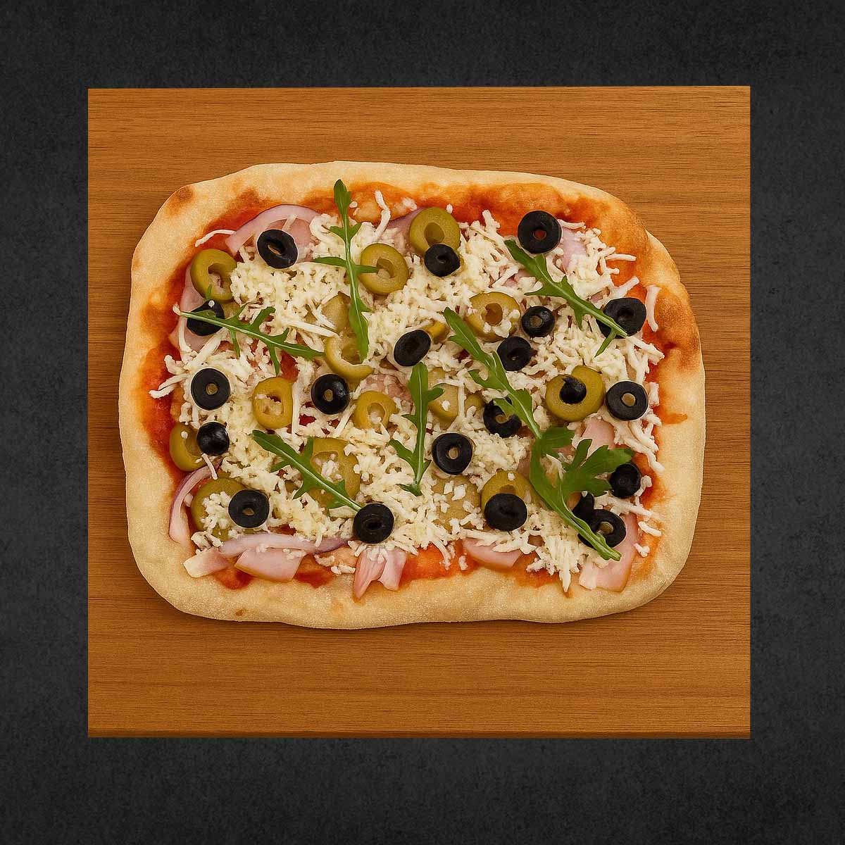 Пицца Римская с Беконом и Окороком 400гр шт Мясн.Центр