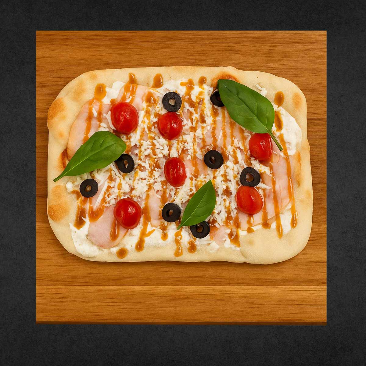 Пицца Римская с Копченой Курицей 400гр шт  Мясн.Центр