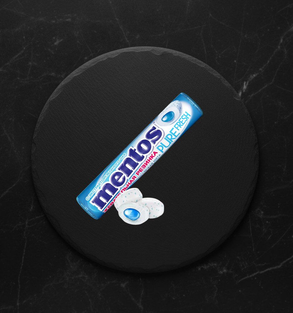 Жевательная Резинка Mentos Pure Fresh Свежая Мята 15,5г