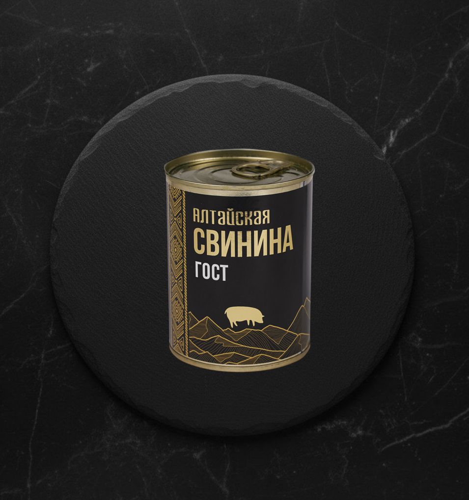 Свинина Тушёная ГОСТ Алтайская 338 г