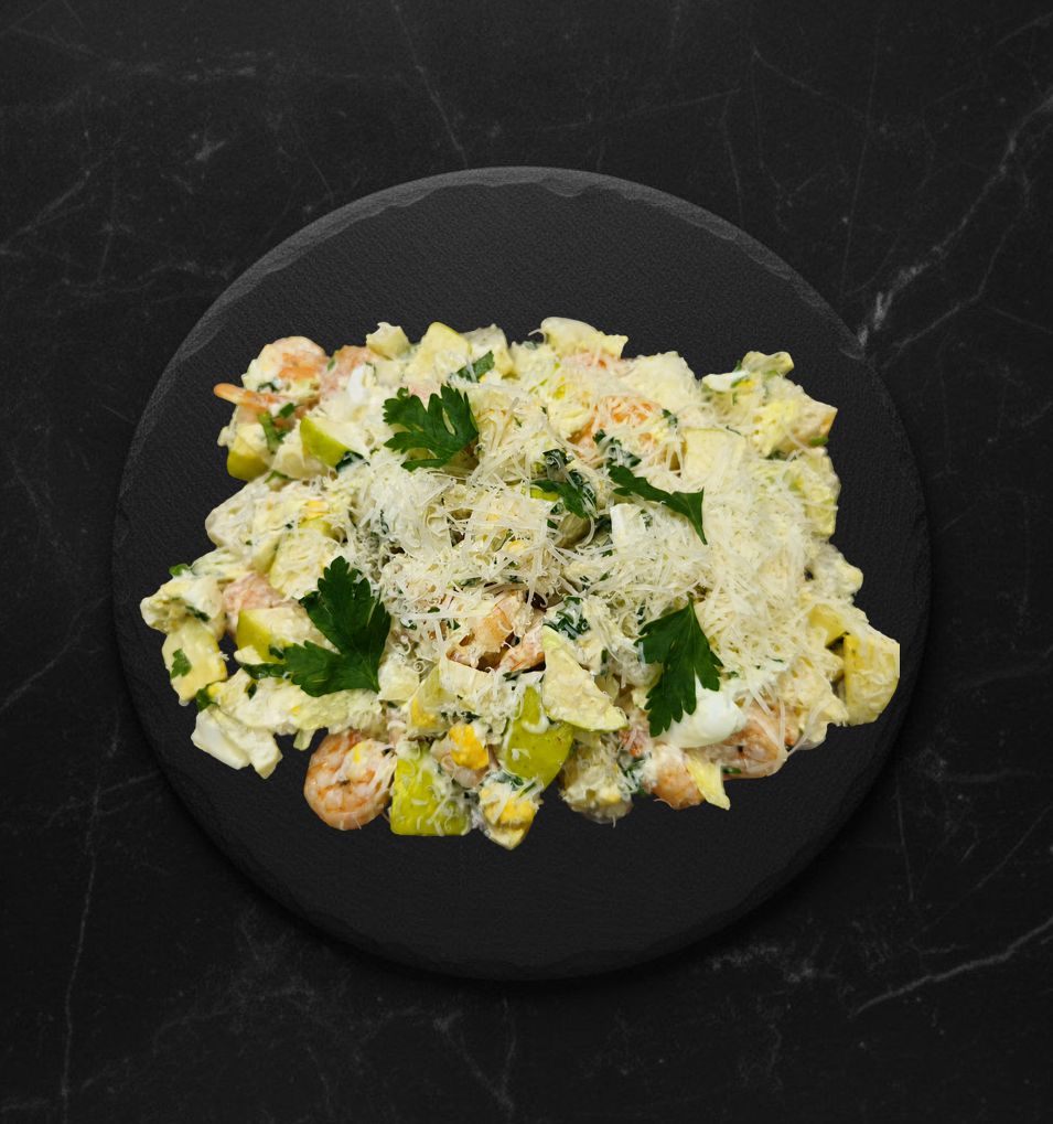 Салат с Креветками и Ананасом Мясн.Центр