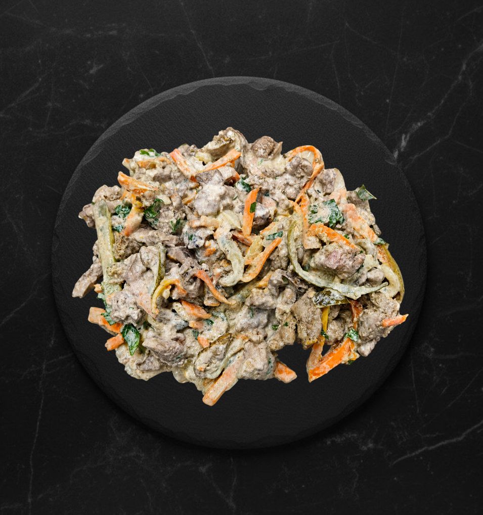 Салат с Куриной Печенью  Мясн.Центр