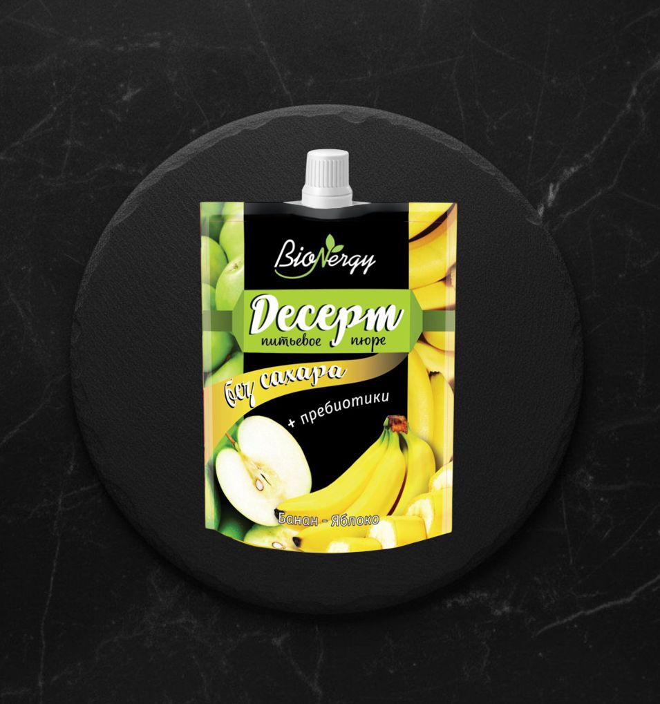 Десерт BioNergy Яблоко-Банан 120г д/п