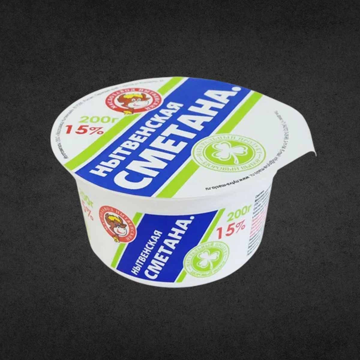 Сметана 15% 0,2 ст Нытва