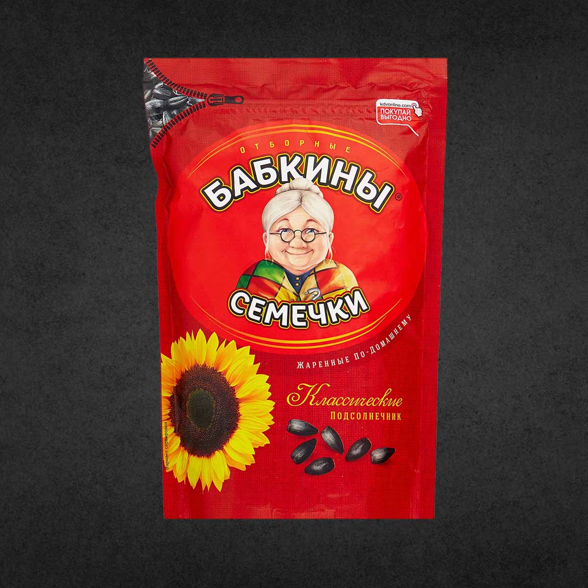 Семечки Бабкины Подсолнечные 300 гр
