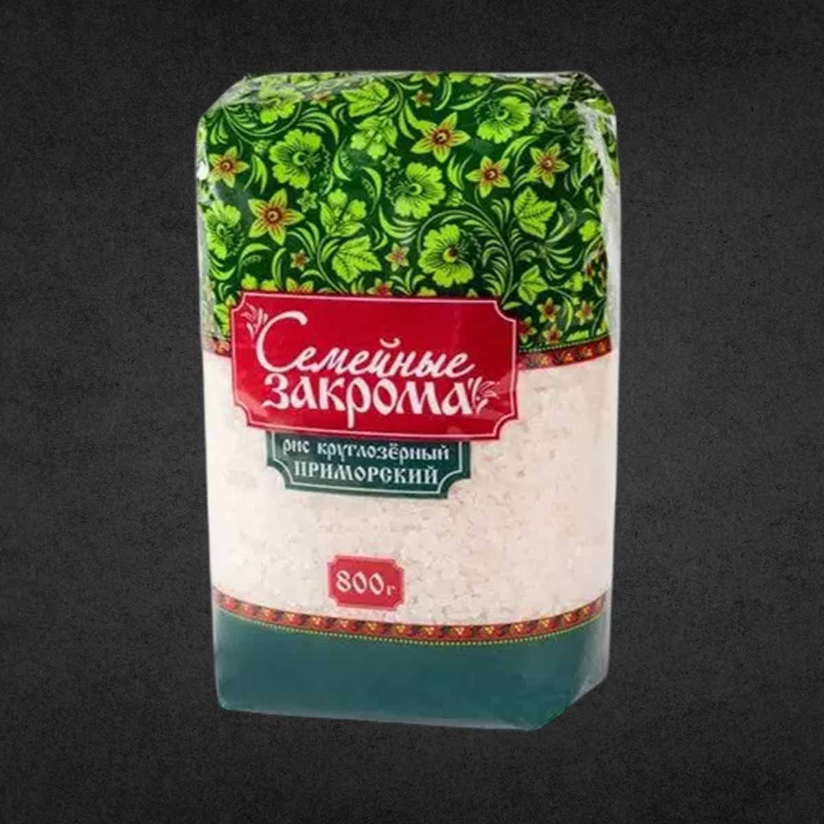 Рис длиннозерный 800гр ТМ Семейные закрома