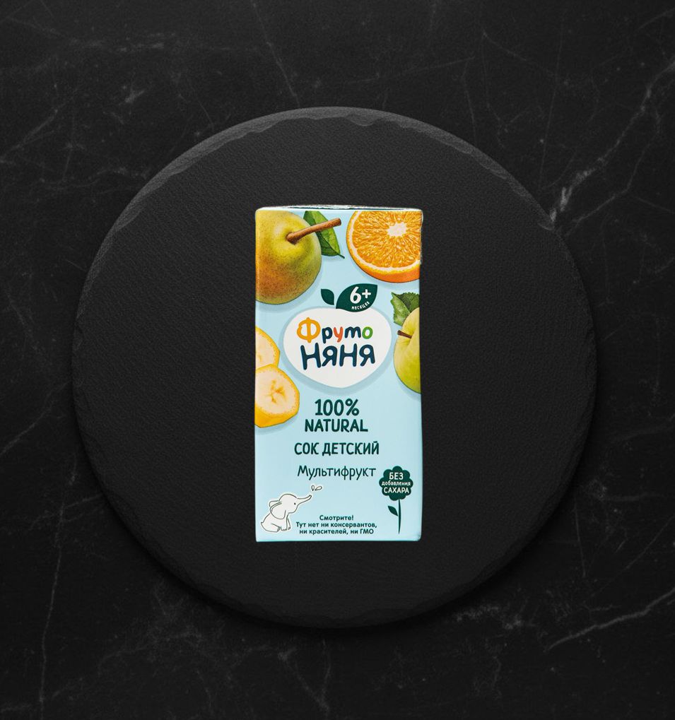 Детский Сок Фруто Няня мультифруктовый 0,2 л