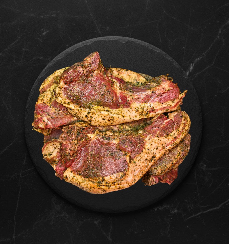 Стейк Томагавк свиной в маринаде Итальянские травы Мясной центр