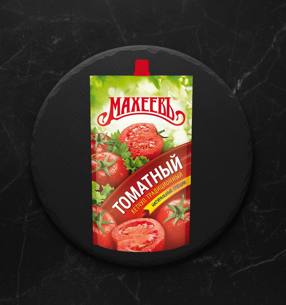 Махеев Кетчуп Томатный 200гр д/пак