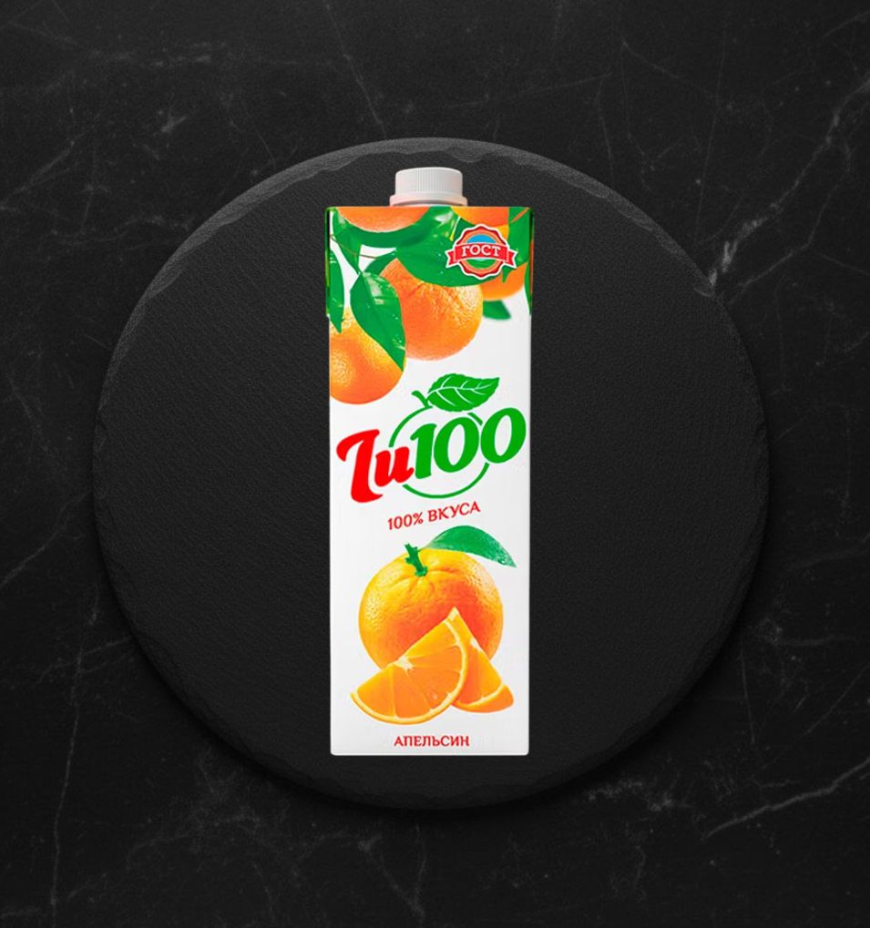 Нектар Zu100 Апельсиновый 0.95л