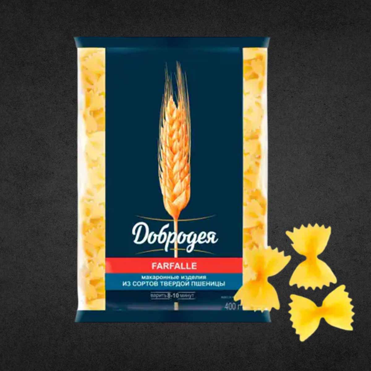 Макароны ДОБРОДЕЯ ФАРФАЛЛЕ Атласный бантик 400г