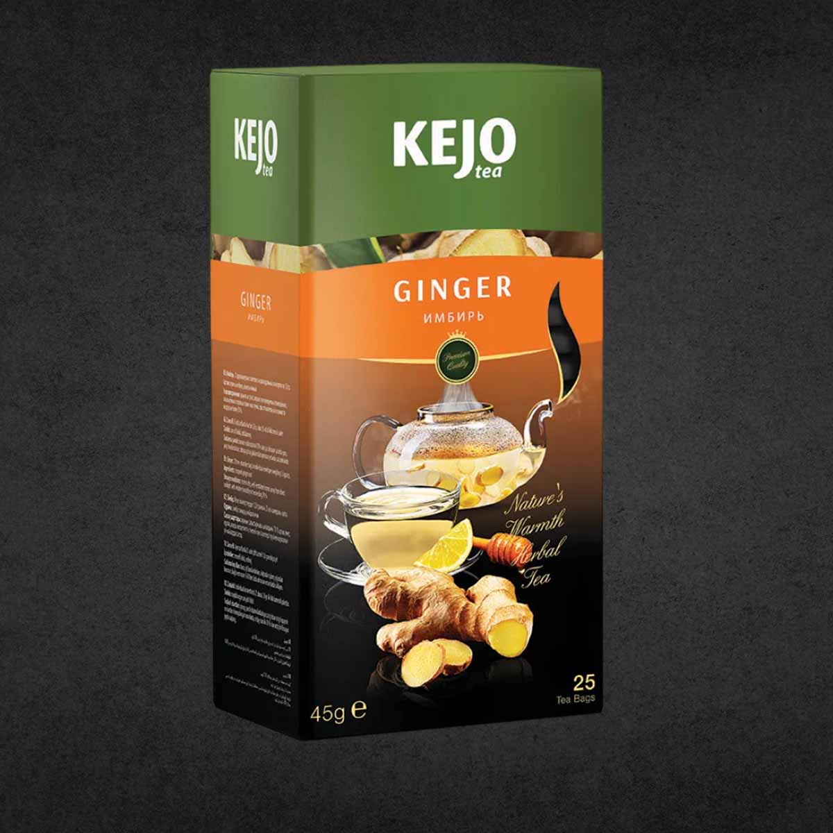 Чай КEJOfoods Имбирь 25 пак 1,8г