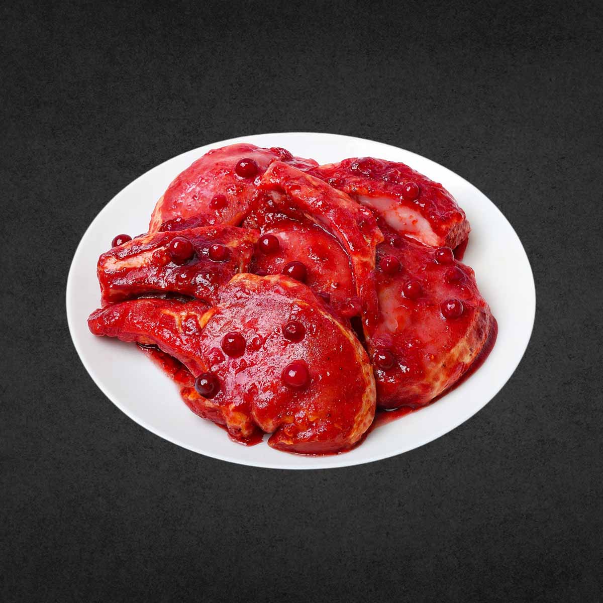 Антрекот Свиной в Брусничном маринаде Мясн. Центр.
