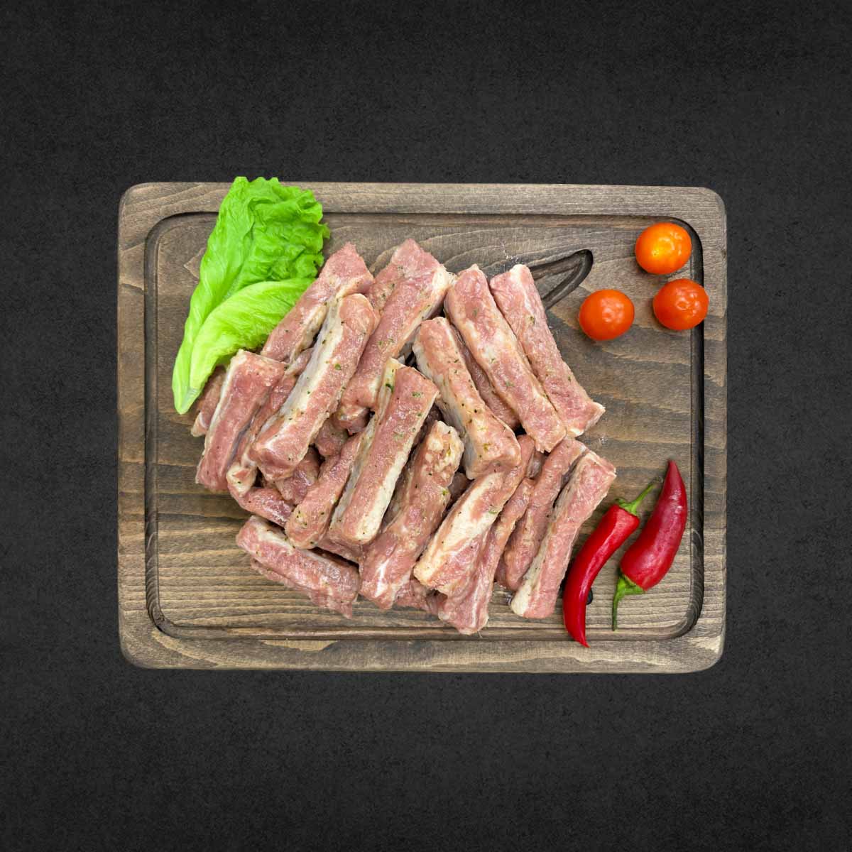 Ребрышки Свиные д/запекания  Деликатесные в маринаде (ГРИБНОЙ)