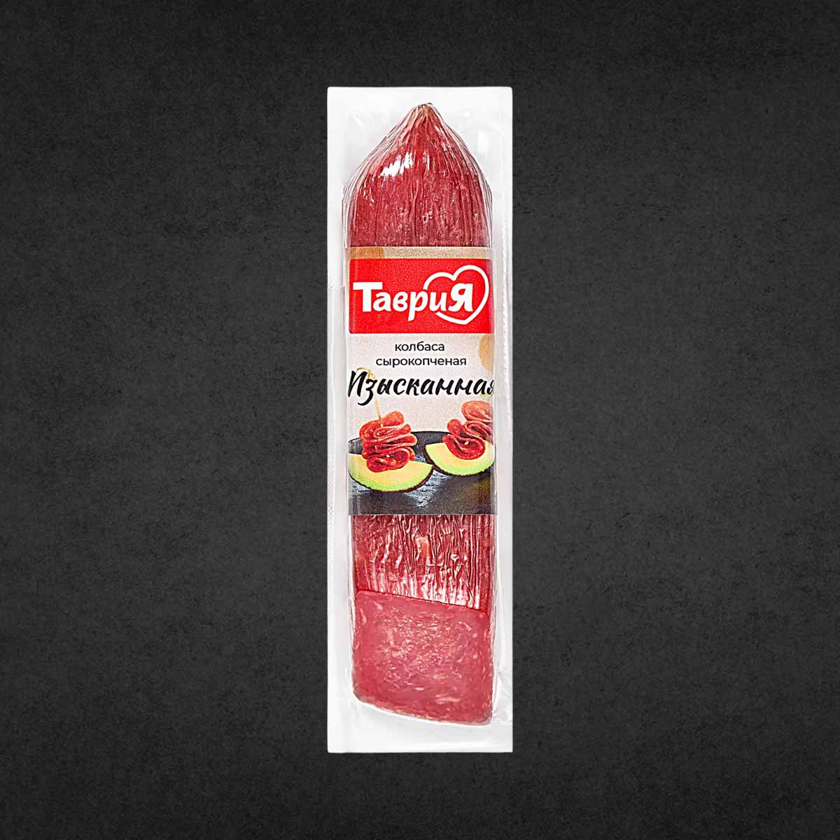 Колбаса Изысканная с/к в/у 0,18кг Таврия