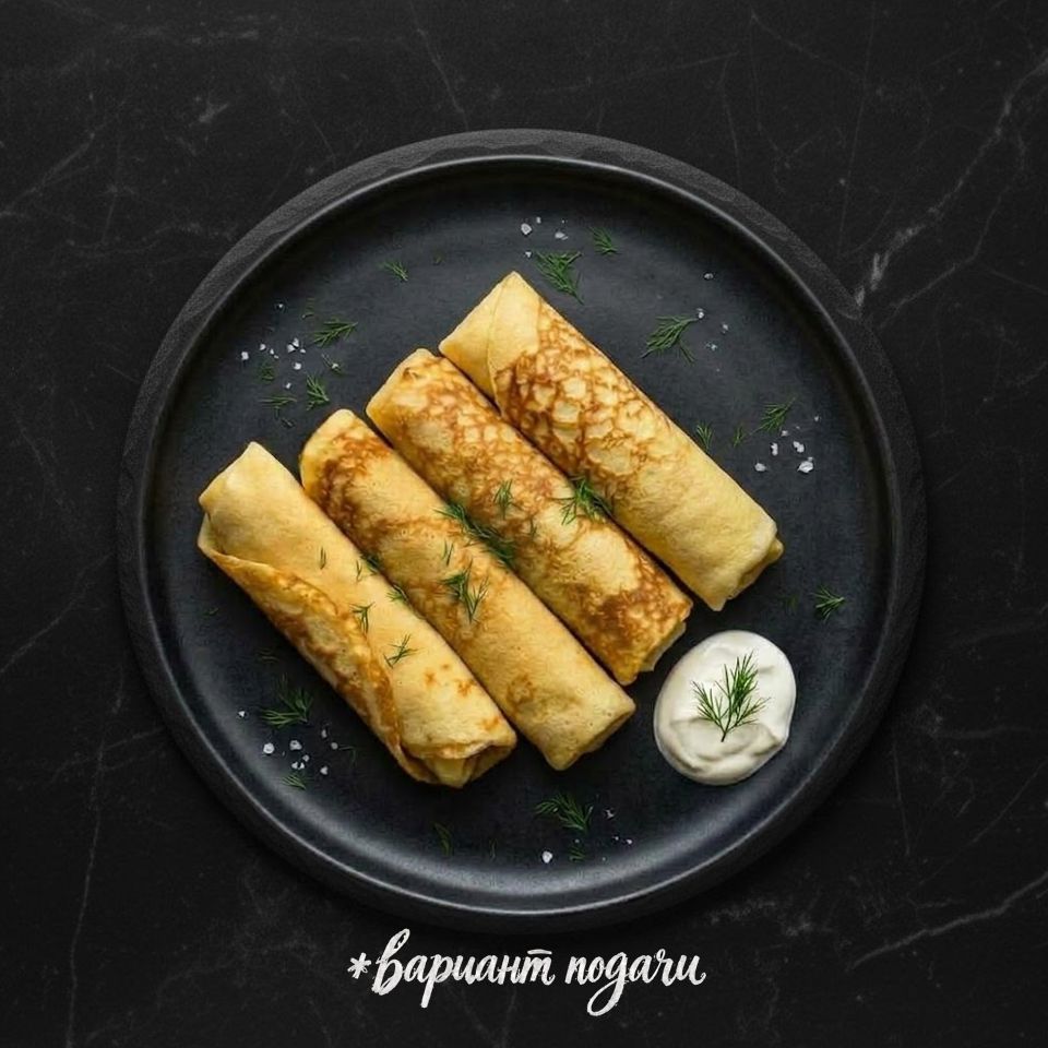 Блинчики с капустой и яйцом