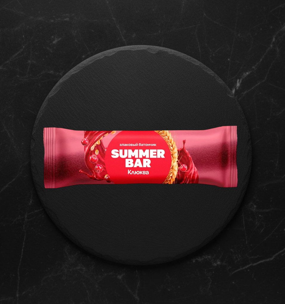 Злаковый Батончик с Клюквой 30г Summer Bar