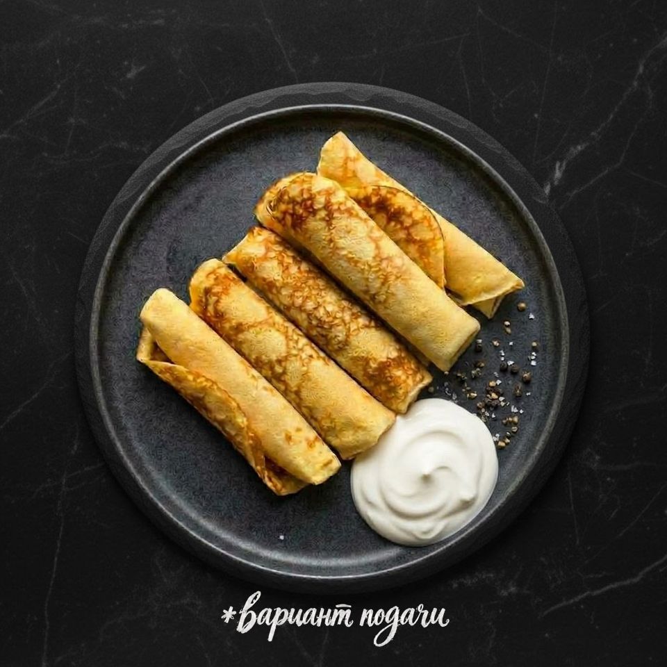 Блинчики с картофелем и грибами