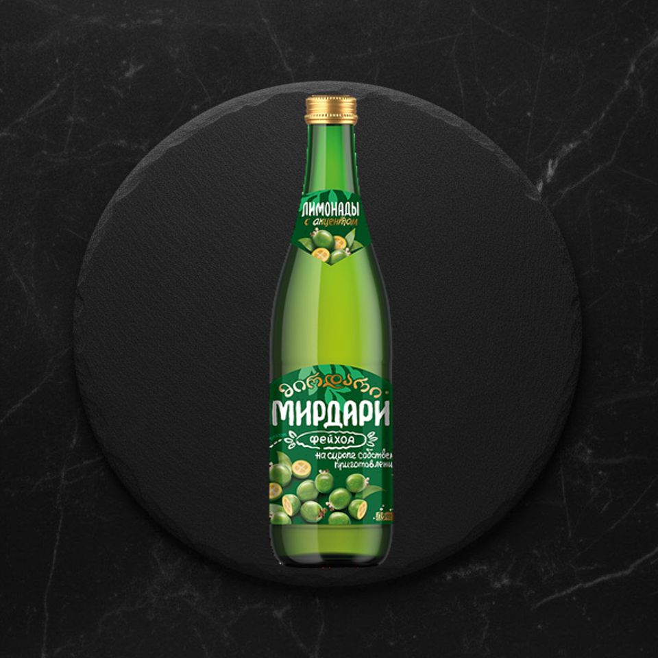 Лимонад Мирдари 0,5 ст/б Фейхоа