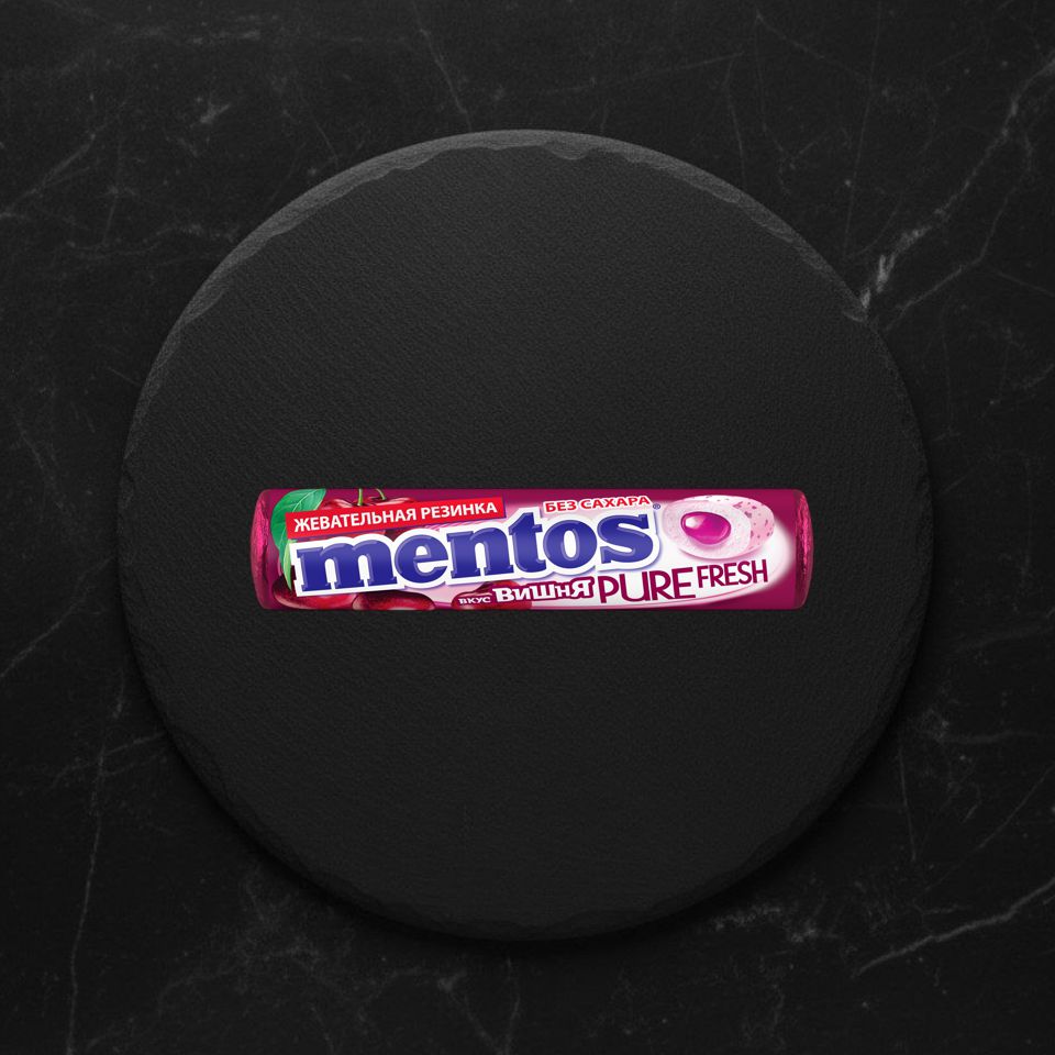 Жевательная Резинка Mentos Pure Fresh Вишня 15,5г