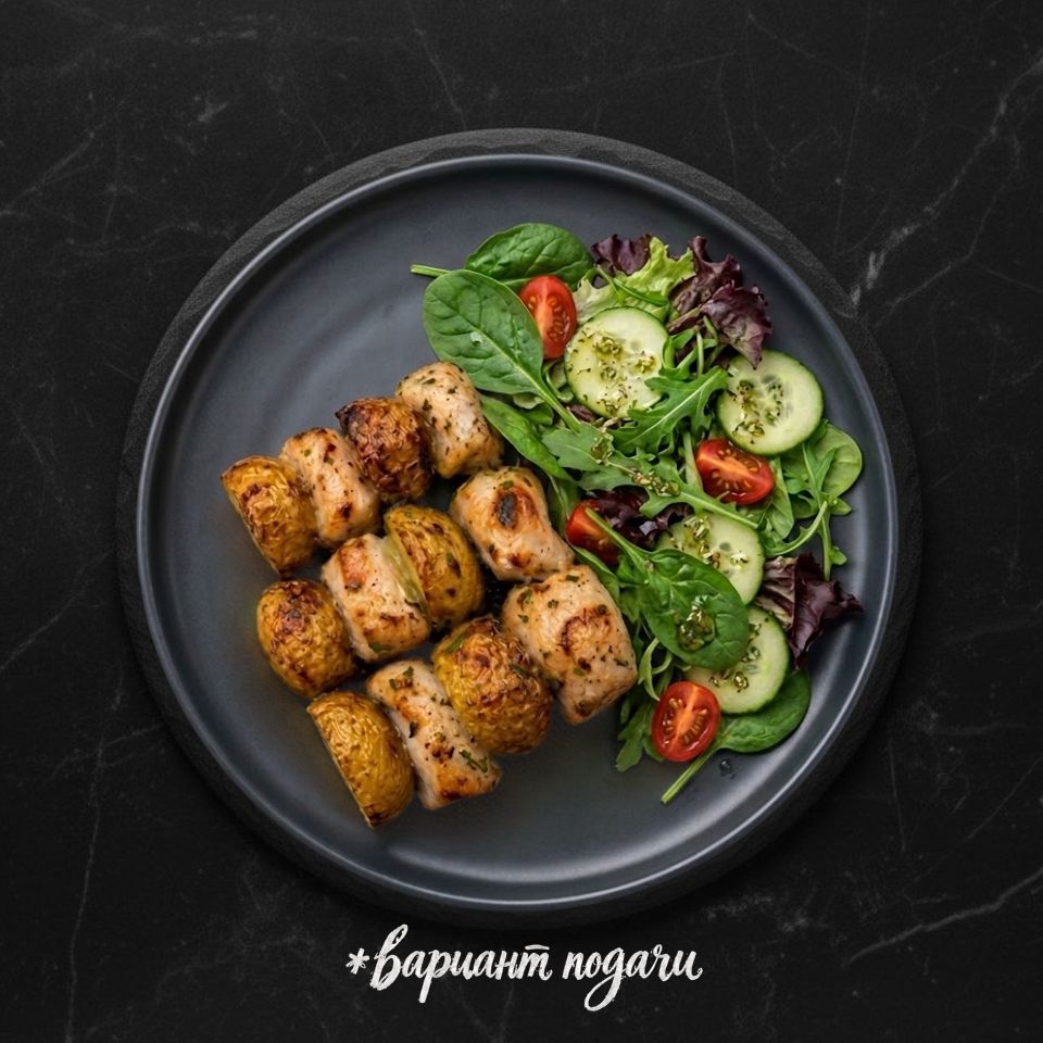 Шашлычок Куриный с Картофелем (готовое)