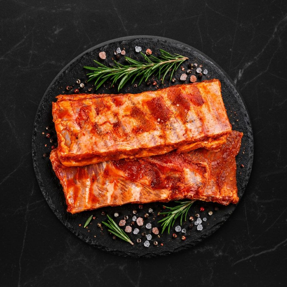 Свинина Ребра для Запекания в Оригинальном Маринаде Мясн.Центр