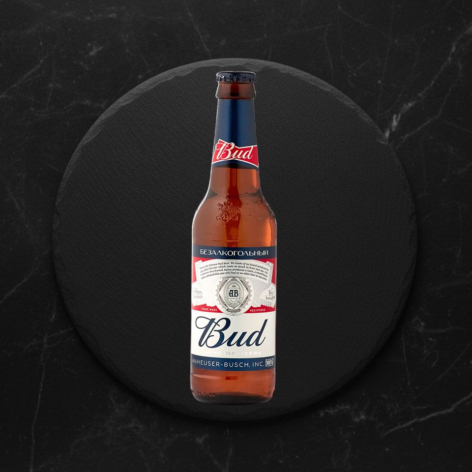 Напиток пивной безалкогольный BUD светлый, 0.33L
